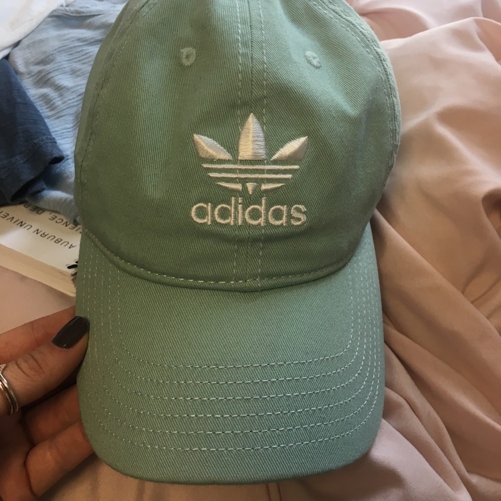 womens adidas teal baseball cap